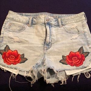 American Eagle jean shorts size 14